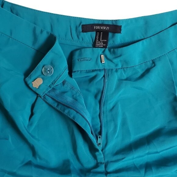 Forever 21 blueish green shorts sz M - Picture 7 of 13